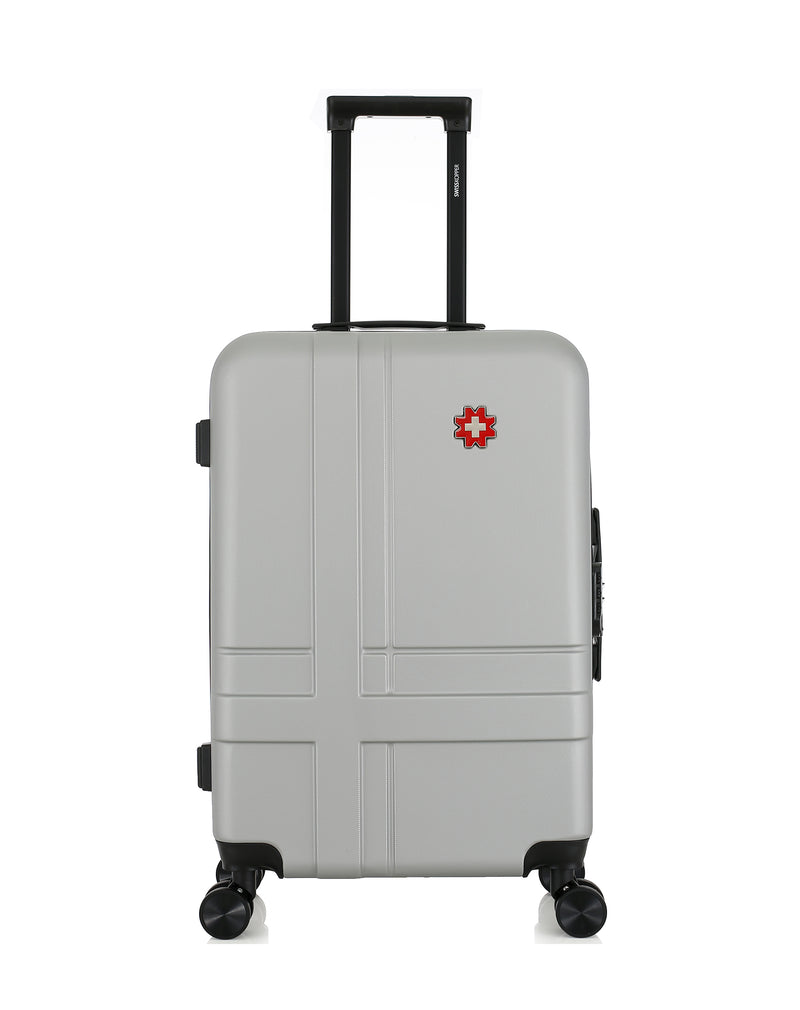 Lot de 2 Valises Rigides Taille Moyenne et Cabine USTER