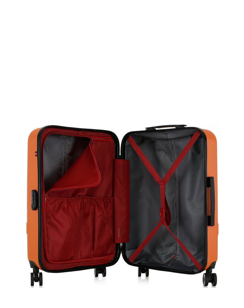 Lot de 2 Valises Rigides Taille Moyenne et Cabine USTER