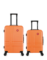 Lot de 2 Valises Rigides Taille Moyenne et Cabine USTER