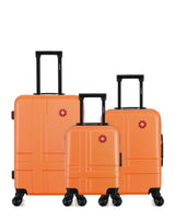 Lot de 3 Valises Rigides Taille Moyenne, Cabine et Cabine XXS USTER